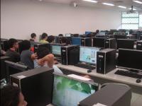 Students developing different types of games